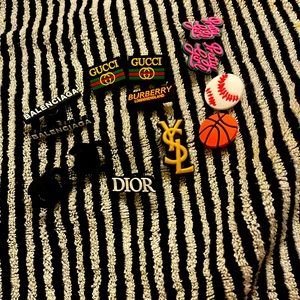 CROCS designer shoes charms